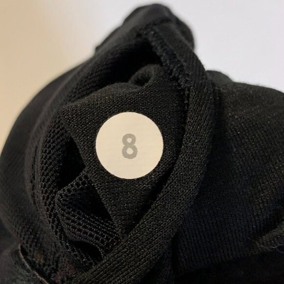 Lululemon Women's‎ Power Y Tank Luon Star Crushed Coal Black Size 8 - Picture 8 of 11